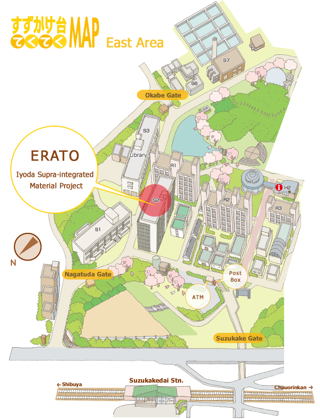 ERATO Iyoda Supra-integrated Material Project Map