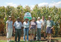 South African research team at agricultural field