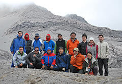 Excursion to Nevado del Ruiz volcano