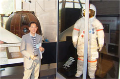 Astronaut Mamoru Mohri at the National Air and Space Museum