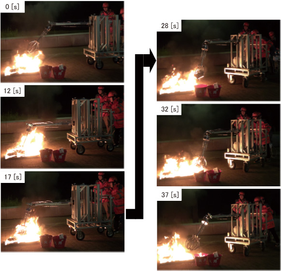 図１０　耐火性グリッピング実験全体像