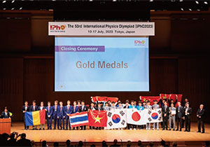 International Physics Olympiad (IPhO) held for the first time in Japan