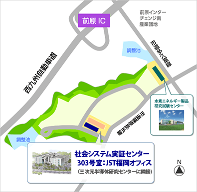 福岡オフィス地図