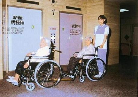 手押し車椅子の縦列連携装置
