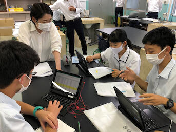 科学技術人材の育成を目指し、行政、大学、研究機関、企業等と連携して、5期20年に渡るSSH事業実績の普及活動に取り組んでいます。の画像