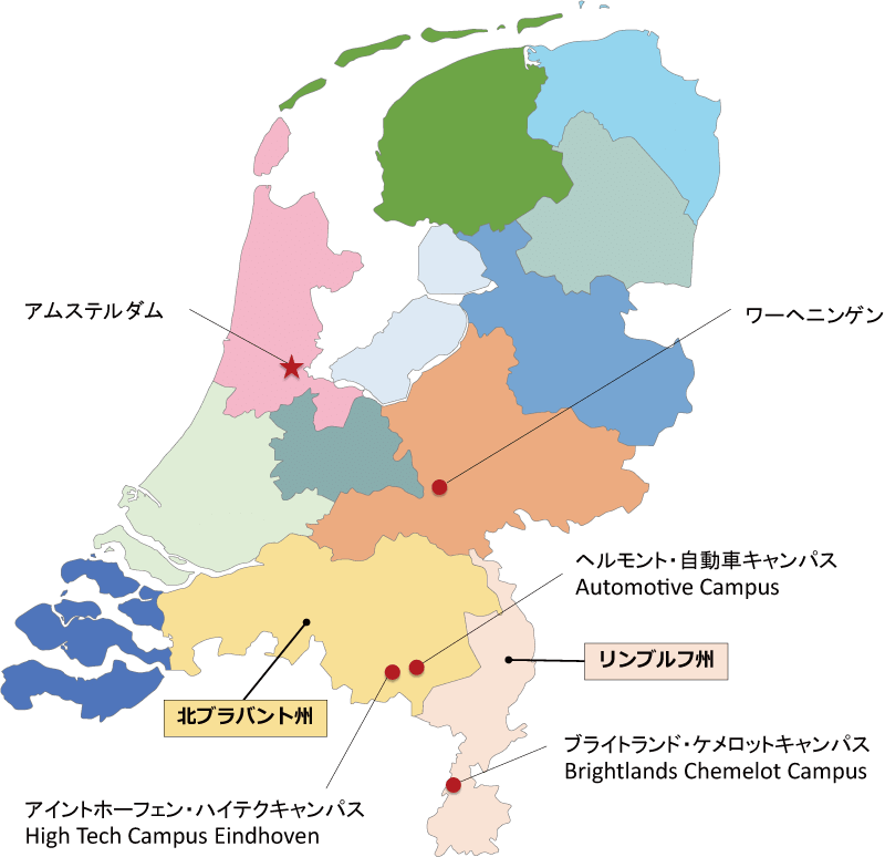 図表5-1　オープンイノベーション・キャンパスの所在地