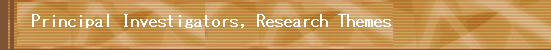 Research Directors, Research Themes