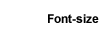 Font-size