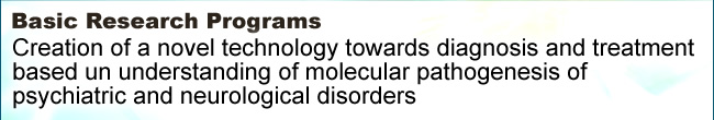Creation of a novel technology towards diagnosis and treatment based un understanding of molecular pathogenesis of psychiatric and neurological disorders