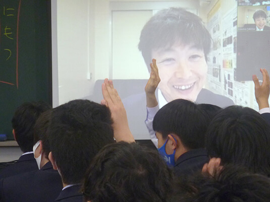 2021年3月15日オンライン特別講義の様子
