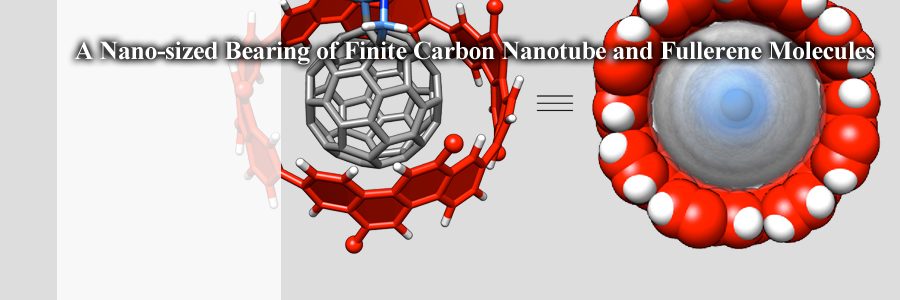 A Nano-sized Bearing of Finite Carbon Nanotube and Fullerene Molecules