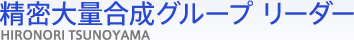 精密大量合成グループ リーダー