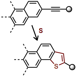 有機半導体に欠かせない、「縮環チオフェン」の簡便な合成法の開発
