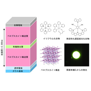 [Press] Extraordinarily thick organic light-emitting diodes solve nagging issues