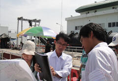 Study of the operational status of an drainage treatment facility on the left bank of the Chao Phraya River