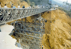 Landslide on National Highway No. 1 (in Central Vietnam) 