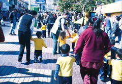 Evacuation drill in Antofagasta, Chile