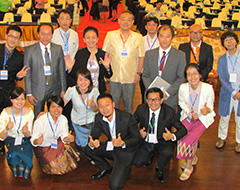 SATREPS research team in Laos