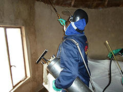   The prediction of disease outbreak allows effective control measures such as insecticide spray