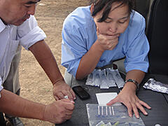Field testing of simple diagnostic kit