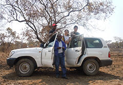 Conducting studies into livestock and poultry with Zambian researchers