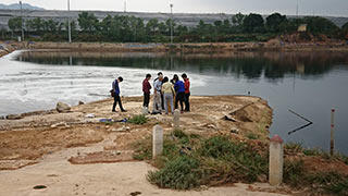 Water quality survey at solid waste management center in Hanoi