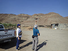 pic3 Monitoring crop growth using a drone with multispectral sensors at a progressive farm in Dikhil