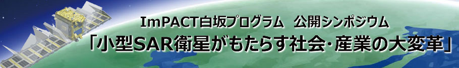 「小型SAR衛星がもたらす社会・産業の大変革」