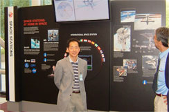 Astronaut Mamoru Mohri at the National Air and Space Museum