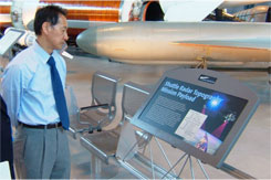 Astronaut Mamoru Mohri at the National Air and Space Museum