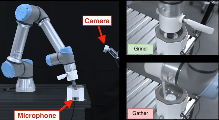 Figure 1: Powder mixing robot for materials science R&D.