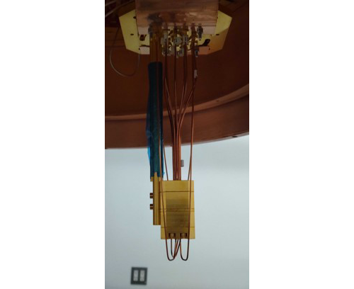 Package of module mounted on a refrigerator