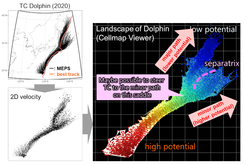 Fig.2 Landscape Analysis of Typhoon Dolphin