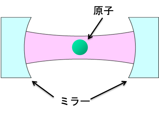 図2:共振器QED系