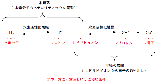 水中・常温・常圧という温和な条件