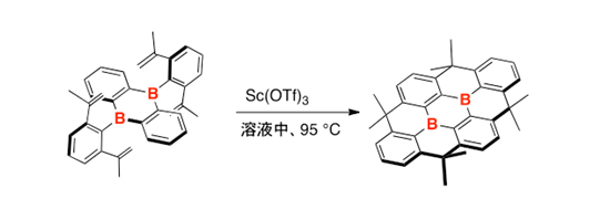 炭素材料にホウ素を組み込む新手法に成功－革新的な有機エレクトロニクス材料の開発に向けて躍進－