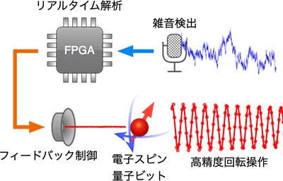 半導体量子ビットの能動的な雑音抑制に成功 ～量子ビット制御におけるエラー起源を解明～