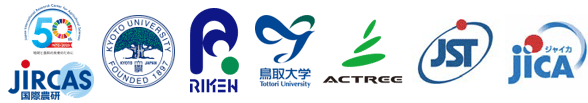 国際農研,京都大学,理化学研究所,鳥取大学,株式会社アクトリー,科学技術振興機構（ＪＳＴ）,国際協力機構（ＪＩＣＡ）