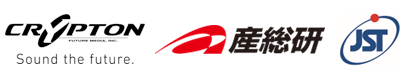 クリプトン・フューチャー・メディア株式会社,産業技術総合研究所,科学技術振興機構（ＪＳＴ）