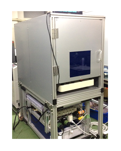 Fig.3 Developed welding device for flat panel