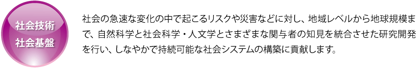 社会技術社会基盤