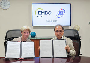 JST and the European Molecular Biology Organization (EMBO) sign a Memorandum of Cooperation