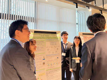A scene from the poster session