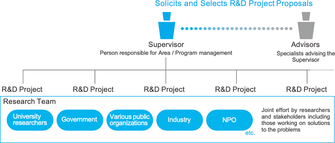 R&D Management Structure (an example of R&D Focus Area)