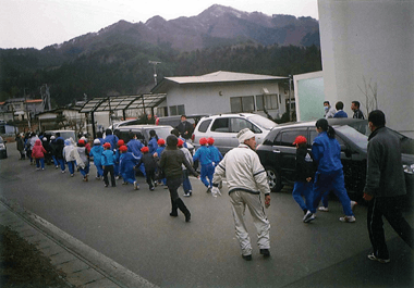 photograph: Evacuation drills