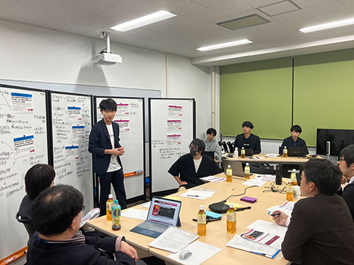 写真:一関工業高等専門学校で行われたセッションの様子