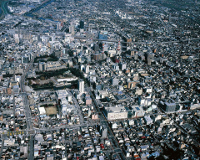 富山市中心市街地の風景