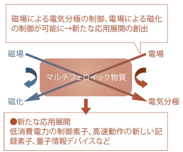 図：電気磁気効果の概念図