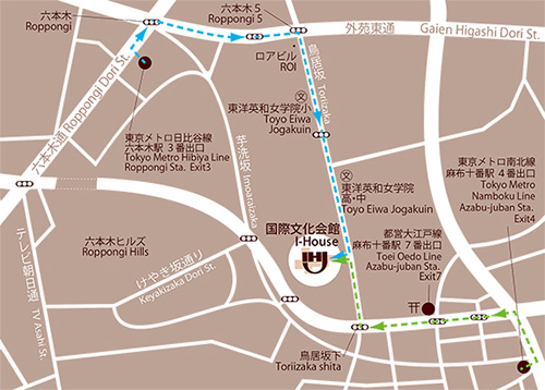 地図：会場へのアクセス