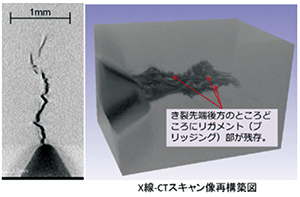図：鋼材の破壊マイクロメカニズム解明への新しいアプローチと最適材料配置組み合わせの提案
